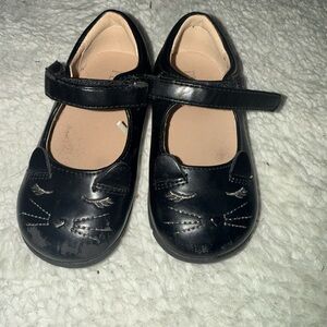 The Children's Place Black Cat Face Dress Shoes